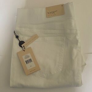 NYDJ Women's Cream Skinny pull on  Jeans